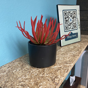 Hemp Home Styles ISHF1-423614-FCN 36" x 42" Industrial HempWood® 1-Tier Shelving Unit with Face Cut in Natural Finish