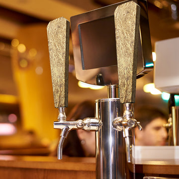 Hemp Home Styles THF-12-FC HempWood® Flat Tap Handle with Face Cut in Natural Finish