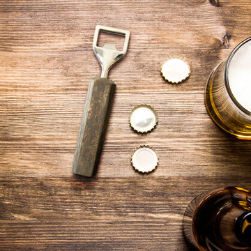 Hemp Home Styles BTTL01G HempWood® Bottle Opener with Face Cut in Gray Finish