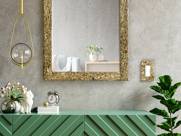 Hemp Home Styles MIR-36X24-FC 36" Rectangle HempWood® Frame Mirror with Face Cut