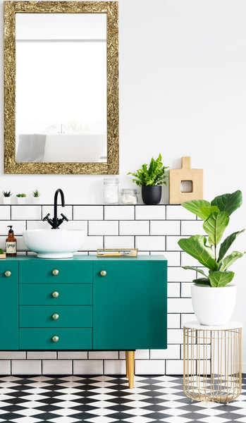 Hemp Home Styles MIR-36X24-FC 36" Rectangle HempWood® Frame Mirror with Face Cut