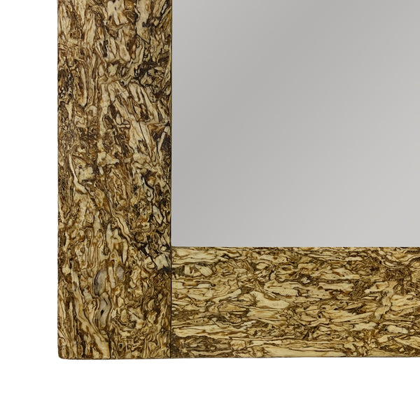 Hemp Home Styles MIR-36X24-FC 36" Rectangle HempWood® Frame Mirror with Face Cut