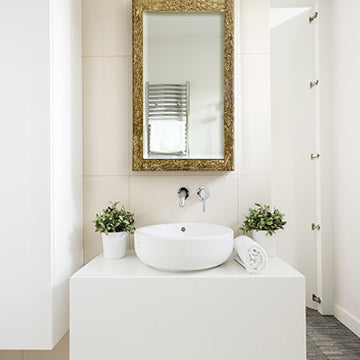 Hemp Home Styles MIR-36X24-FC 36" Rectangle HempWood® Frame Mirror with Face Cut