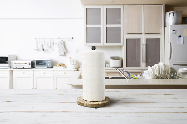 Hemp Home Styles PTH-7D-FC HempWood® Paper Towel Holder with Face Cut