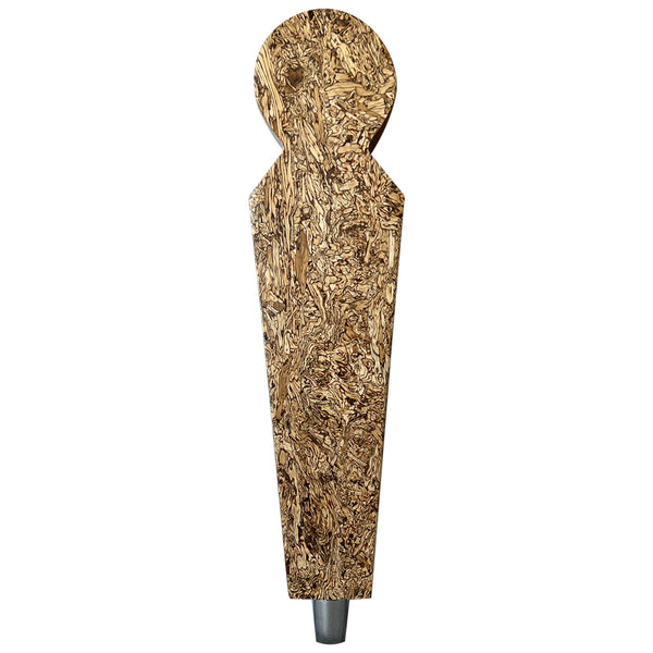 Hemp Home Styles THR-12-FC HempWood® Round Tap Handle with Face Cut in Natural Finish