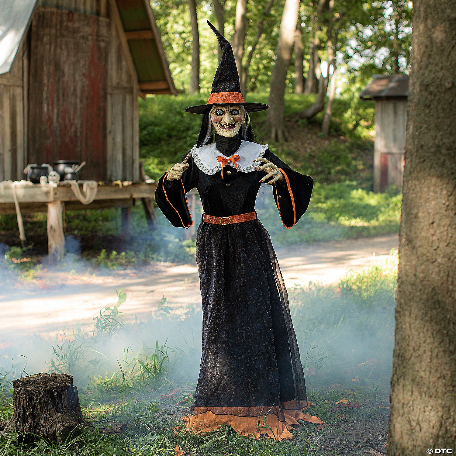 Halloween 7' Animated Whimsical Witch