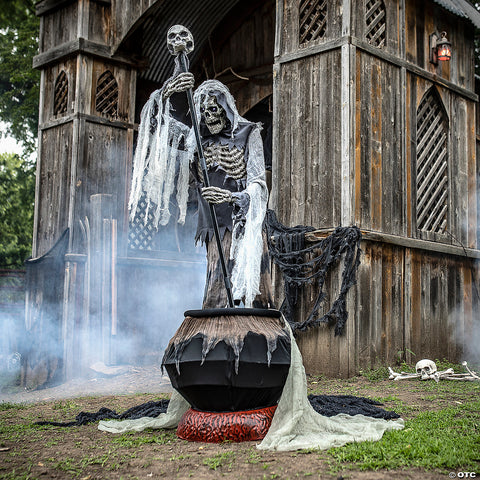 Halloween Animated Cauldron Creeper