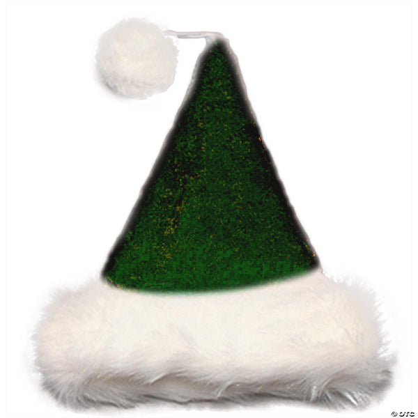 Christmas Plush Velvet Santa Hat