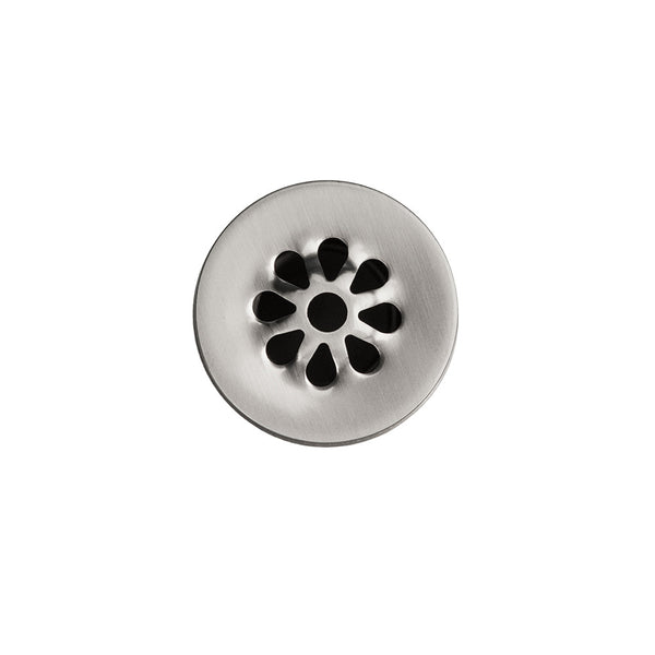 D-207BN - 1.5" Non-Overflow Grid Bathroom Sink Drain - Brushed Nickel