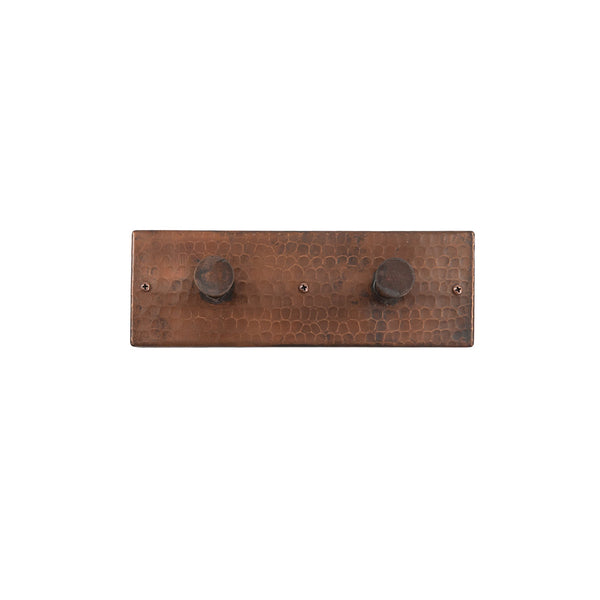RH2 - Hand Hammered Copper Double Robe/Towel Hook