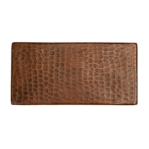 T36DBH - 3" x 6" Hammered Copper Tile